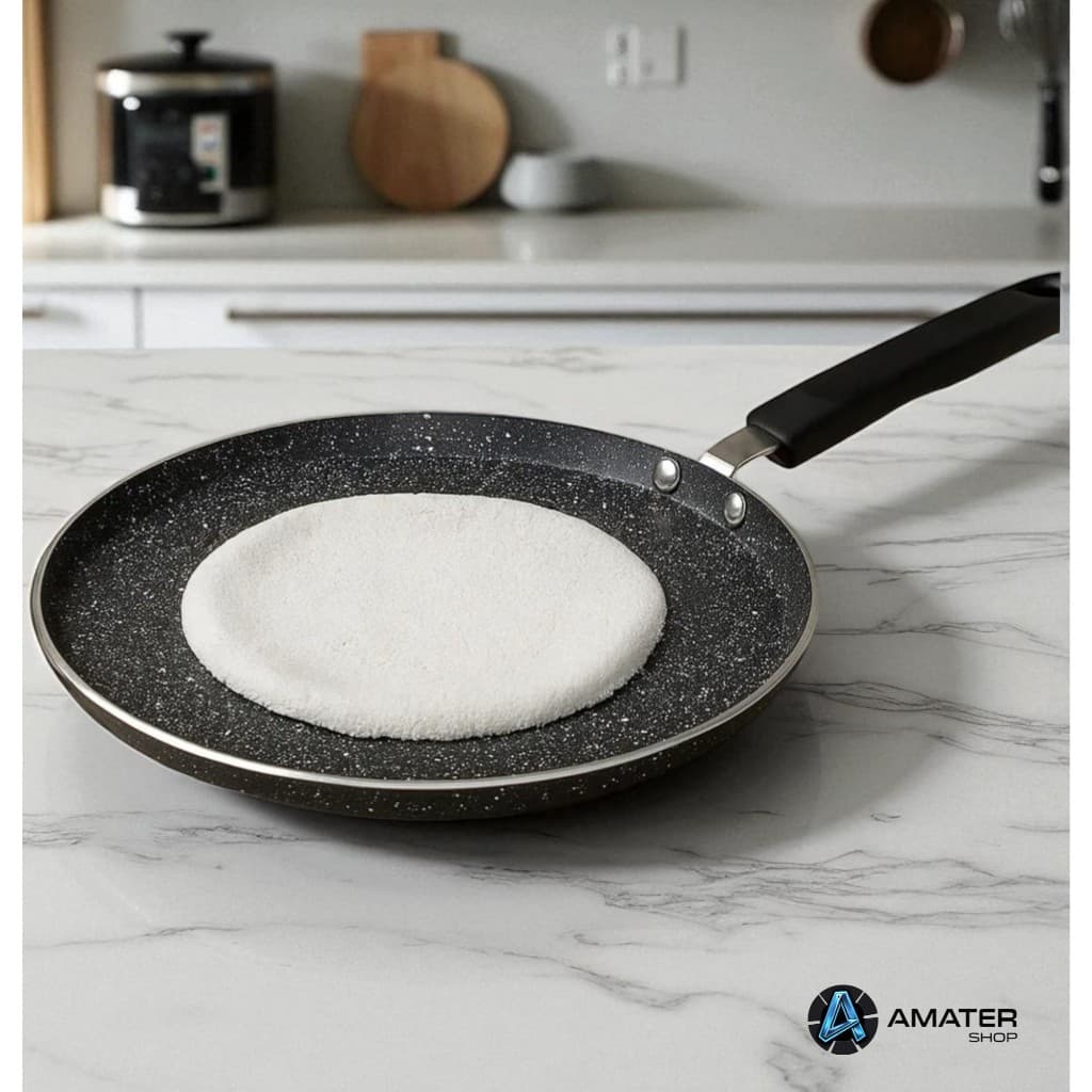 Frigideira Tapioqueira Panquequeira com Indução Antiaderente 22cm ou 26cm Preta