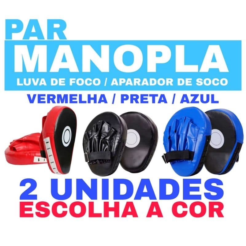 PAR DE LUVA DE FOCO, MANOPLA, APARADOR DE SOCO, ALVO, BATE SACO,  MMA, MUAY THAI, BOXE  E LUTAS
