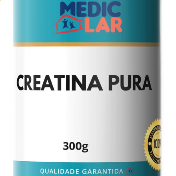 Creatina Monohidratada 300g em Pó  - 100% Pura (Com Laudo de Pureza)