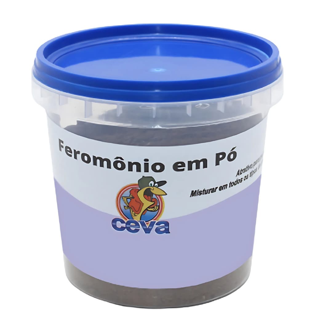 Feromônio Em Pó Para Pesca Atrativo para Peixes 200g Mistura Na Massa Ração Ceva