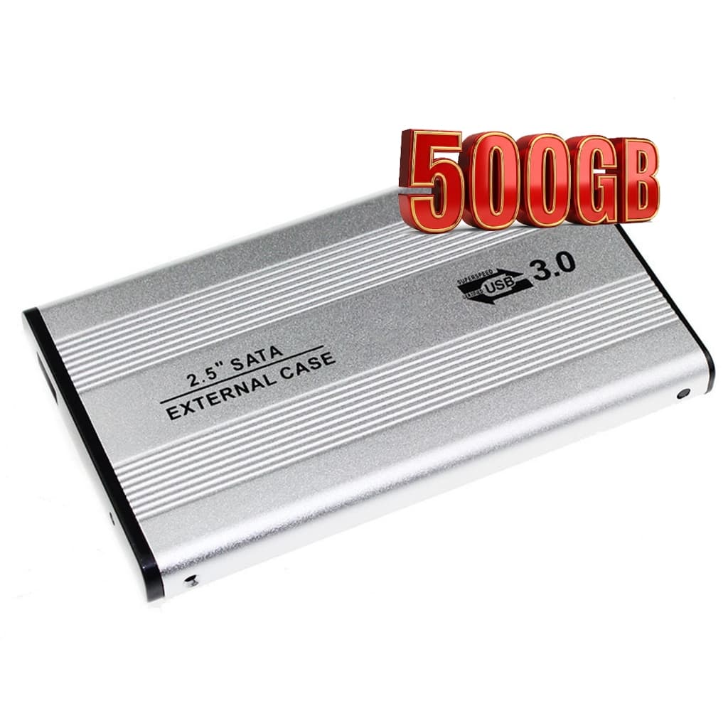 HD Externo 500GB USB 3.0 Portátil – Compatível com PS4, PS5, Xbox e Notebook