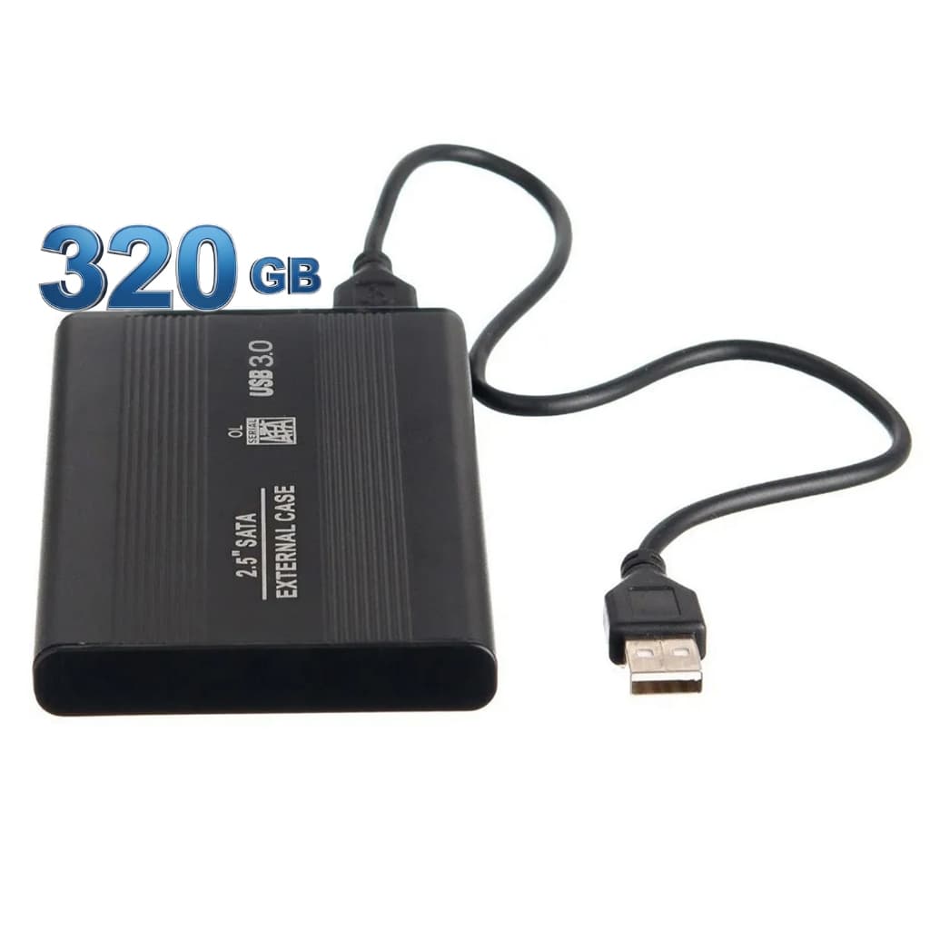 HD Externo 320GB USB 3.0 Portátil – Compatível com PS4, PS5, Xbox e PC