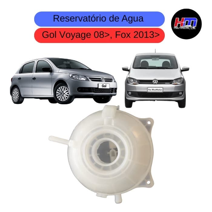 Reservatório de Expansão Agua Radiador Vw Gol Voyage Saveiro G5 G6 G7