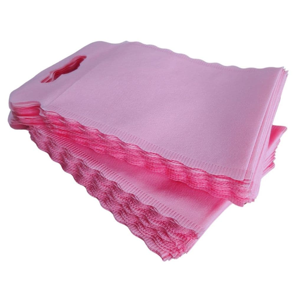 Lixeira Lixo Para Carro Lixocar  Rosa bebe Tnt 100 Unidades