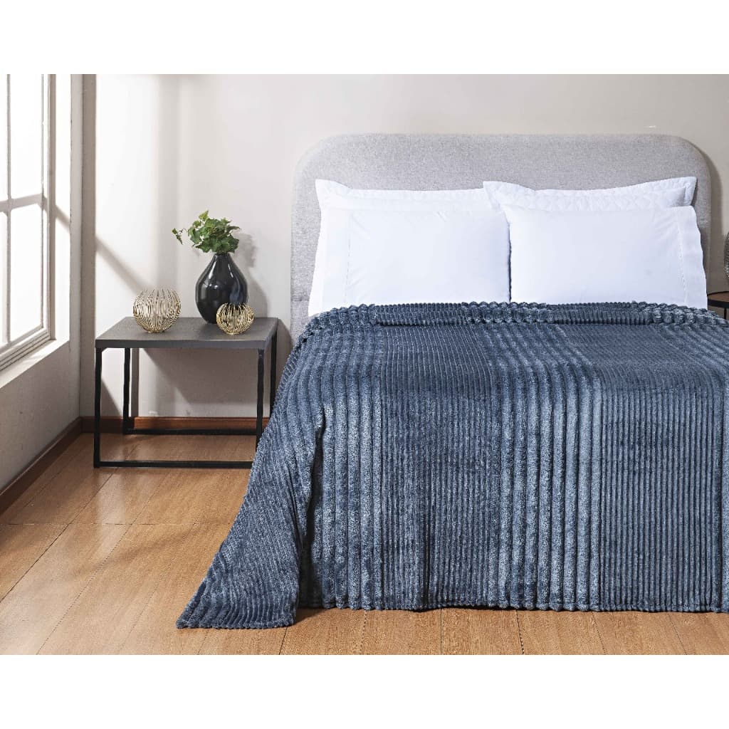 Andreza Enxovais Manta Cobertor Zurique Toronto 280 Gr/m² Alta Gramatura Macio e Quente