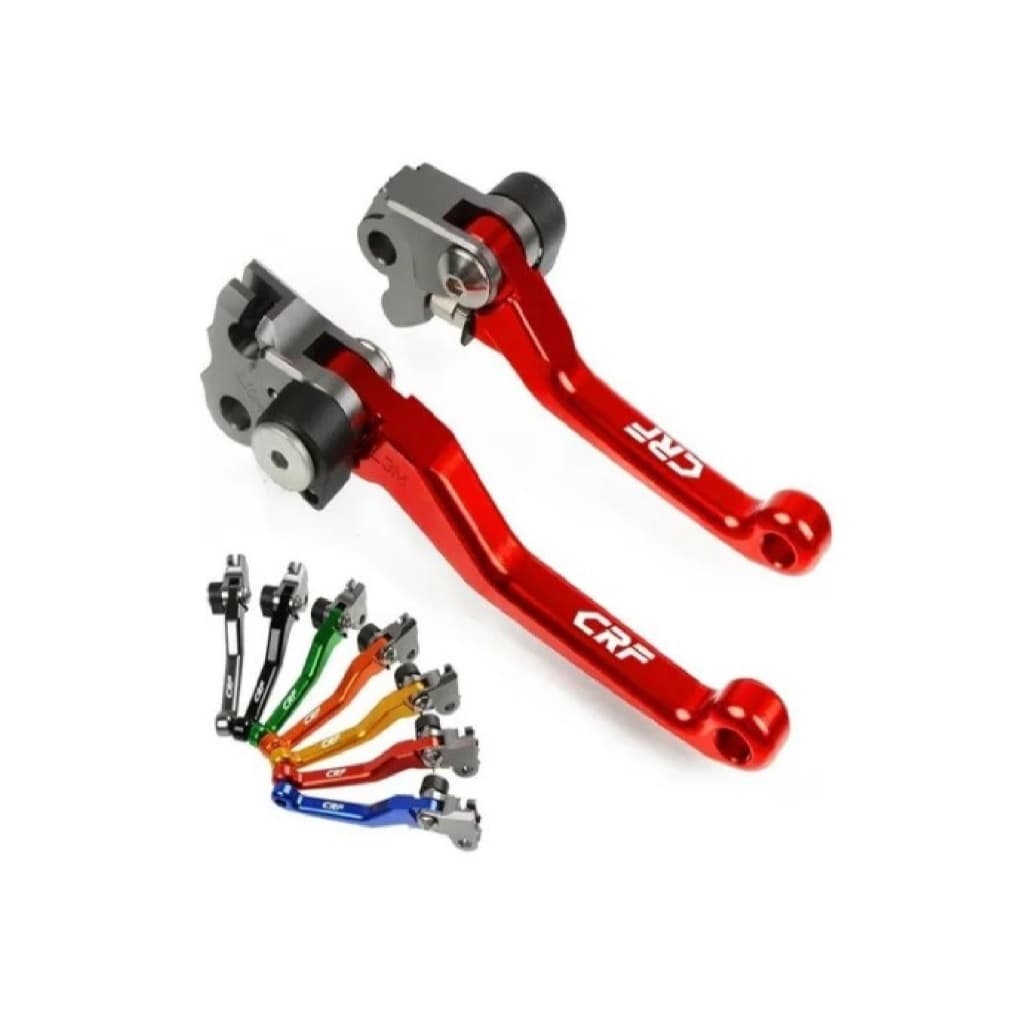 Manete Retrátil Crf 250f Crf250f (par) Embreagem + Freio Moto Trilha Enduro