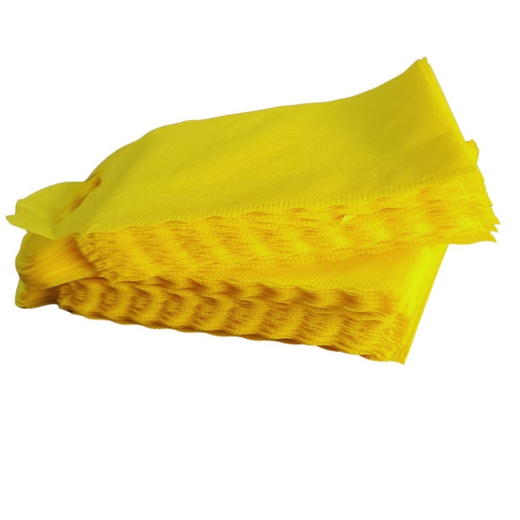 Lixeira Lixo Para Carro Lixocar  Amarelo Tnt 100 Unidades