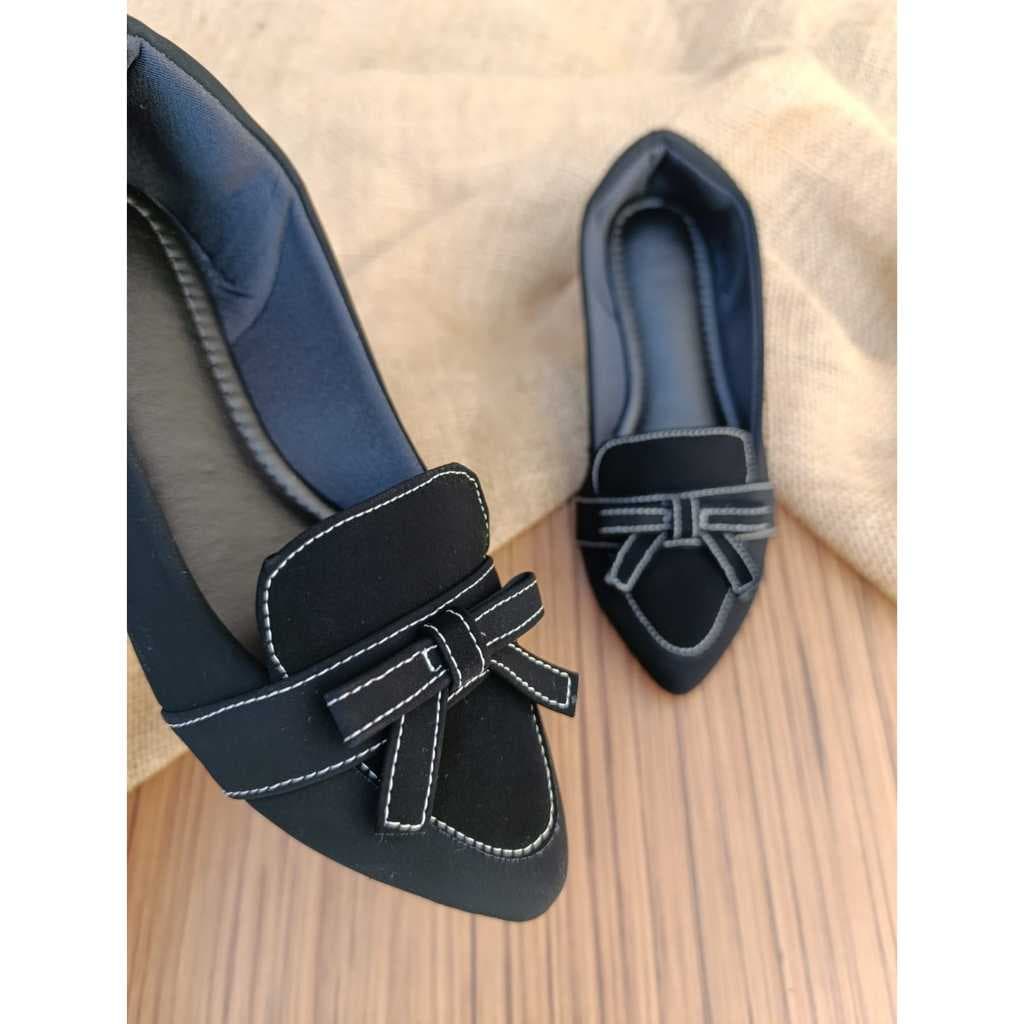 Sapatilha Feminina Bico Fino com Laço sandalia feminino – Conforto e Elegância no Seu Dia a Dia
