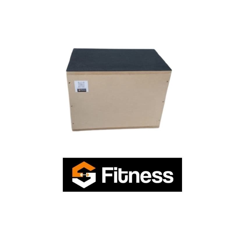 Caixa Salto Jump  Box Madeira 45 x 30x22cm - Academia/aeróbica/fitness (Promoção)