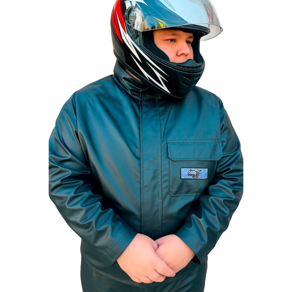 Conjunto Capa De Chuva Light Motoqueiro Impermeável Motoboy