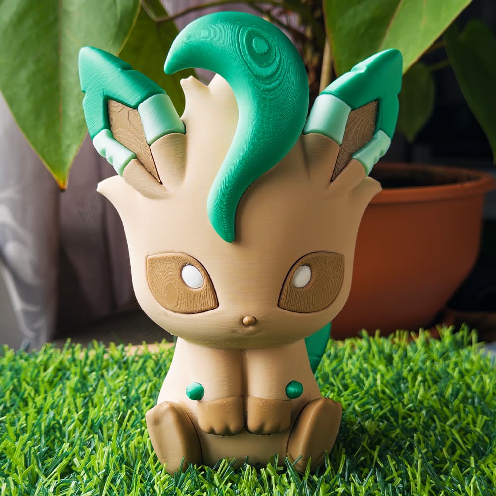 Leafeon Pokemon Boneco Decoração Grande Presente Divertido Fofo