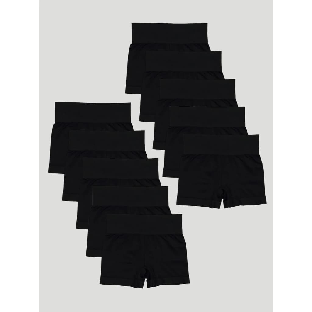 Kit com 10 Calcinhas Boxer Redutora Sem Costura Premium