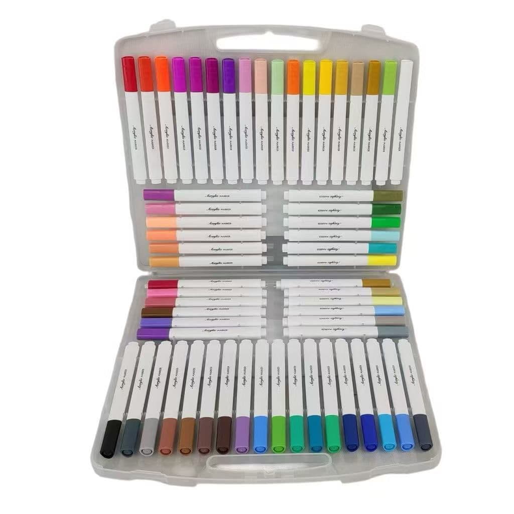 Mark Pen Marca Texto Canetinhas Colorida Caneta Marcadora  Colorido 24/36/48/60