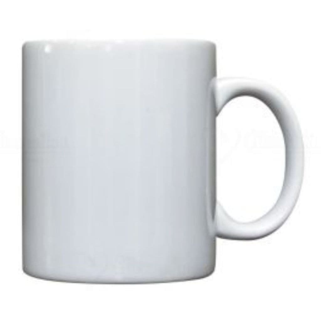 Caneca Cerâmica Resinadas. - IMPORTADA AAA 325ml branca  - SUBLIMAÇÃO