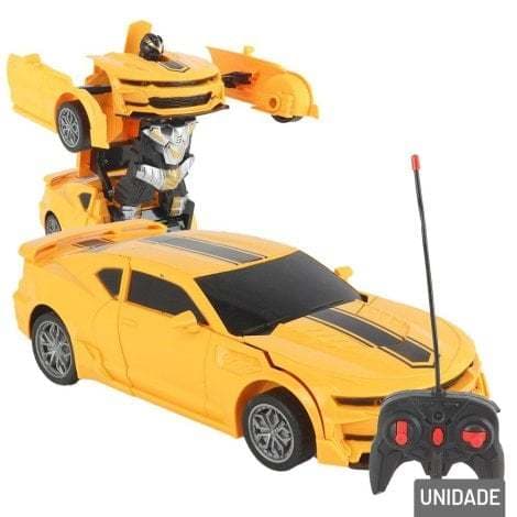 Carrinho De Controle Remoto Carbot Bumblebee Transformers