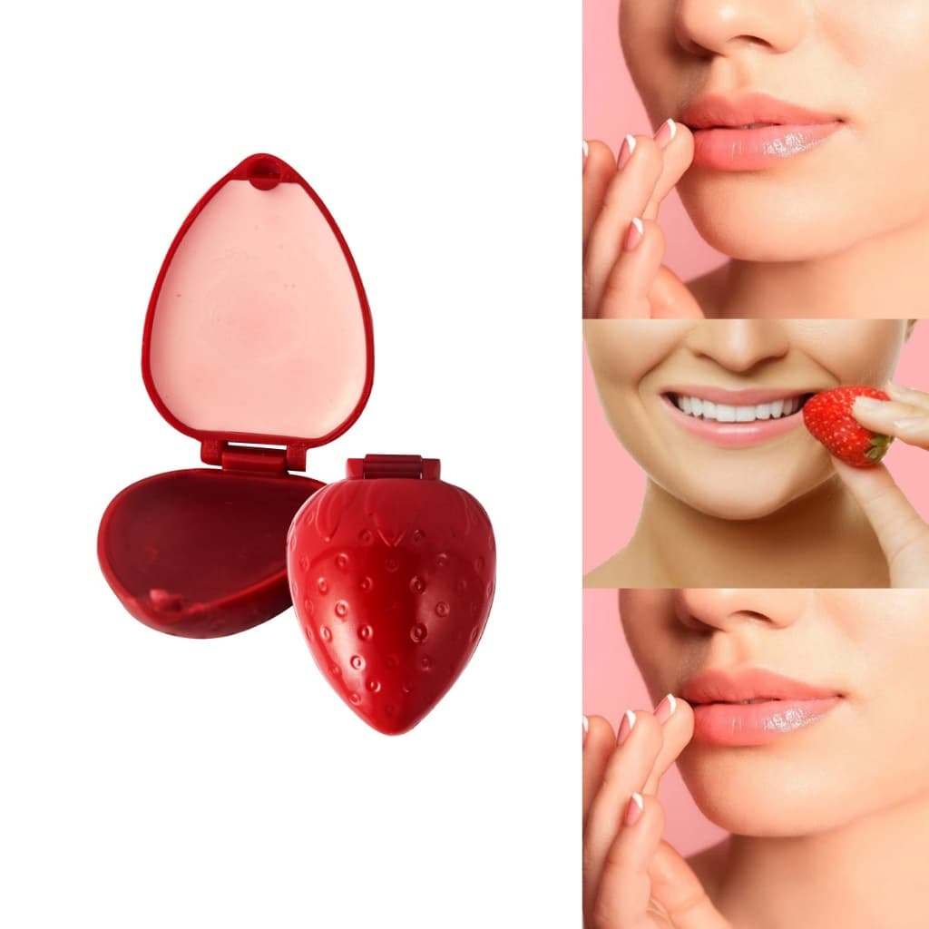Batom Brilho Labial Moranguinho Infantil com Cheirinho de Morango 61536