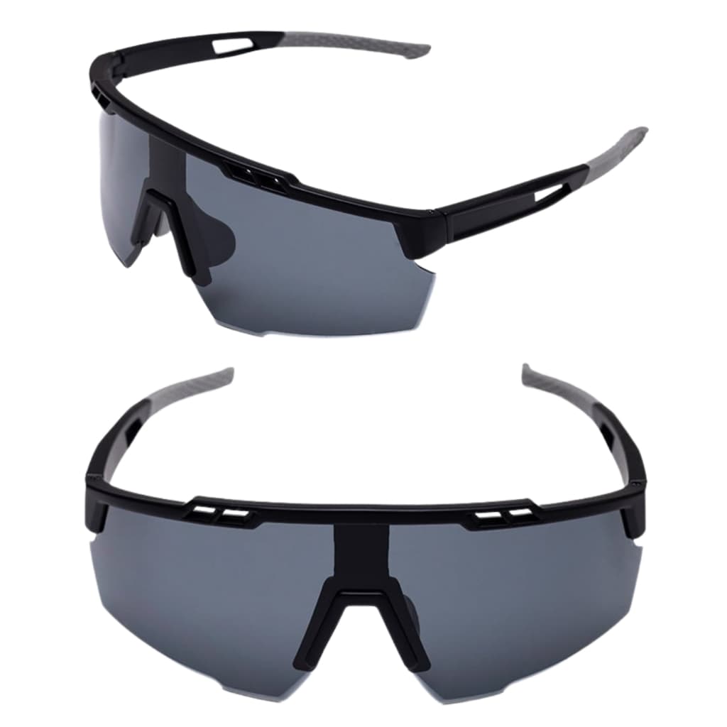 Oculos Ciclismo/corrida/Pesca/Beach Tennis Espelhado Reaction Sol Tipo Mascara Preto