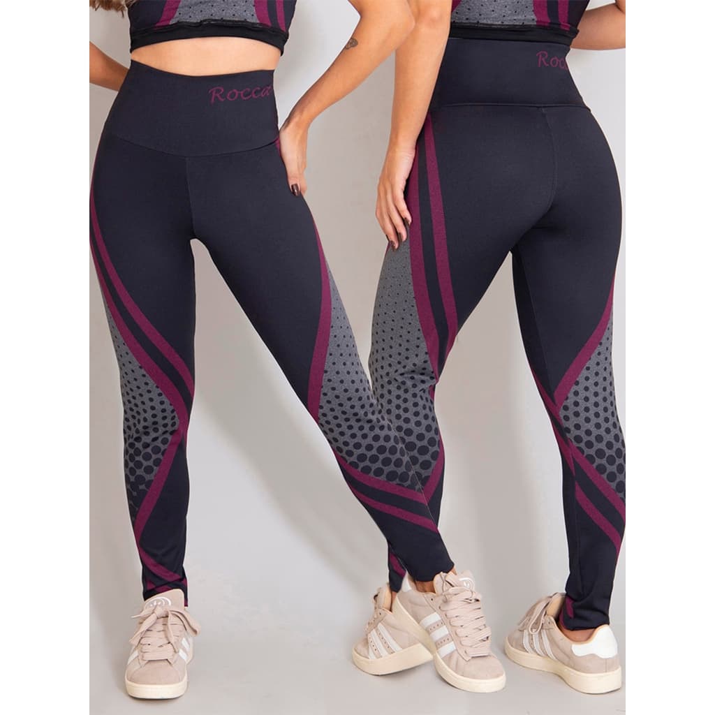 Legging Mescla Sublimada Zero Transparência