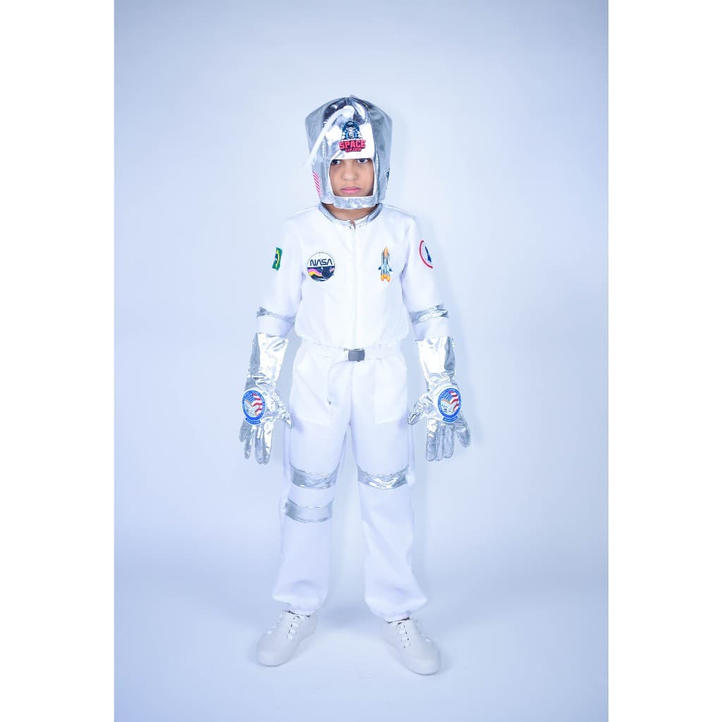 Fantasia Infantil Menino Astronauta Com Acessórios Muvile