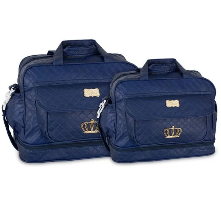 Kit Mala Maternidade Djon 2 Bolsas Organização e Estilo para Fraldas do Bebê Viagem e Passeio