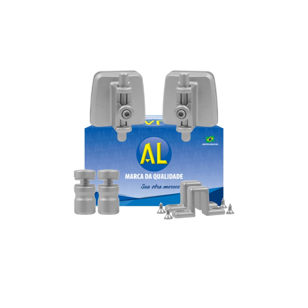 Al Kit 03 Trinco Para Janela De Correr 4 Folhas
