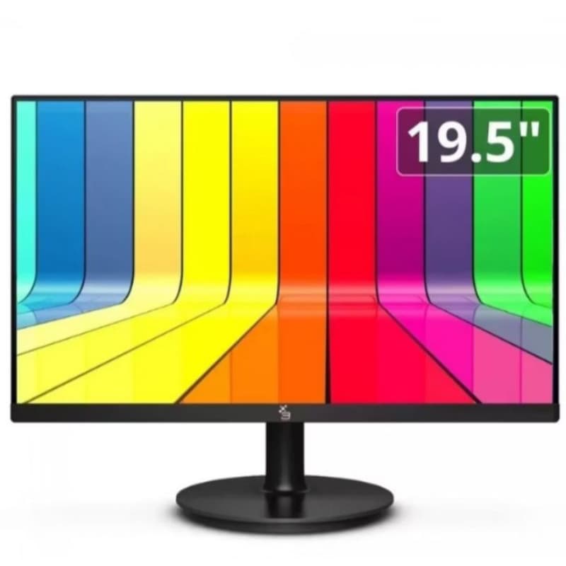 🖥️ Monitor HQ 19,5” LED HDMI/VGA com Suporte e Cabo