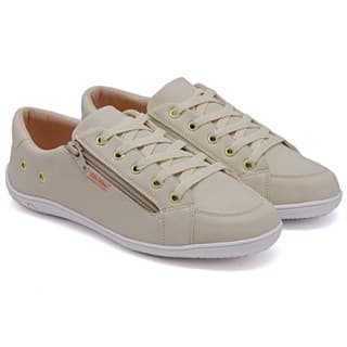 Tênis Sapatênis Casual Branco Feminino Confortavél