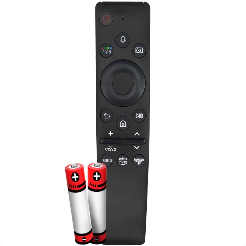 Controle Remoto Compatível Com Smart Tv Samsung Netflix Prime Comando De Voz