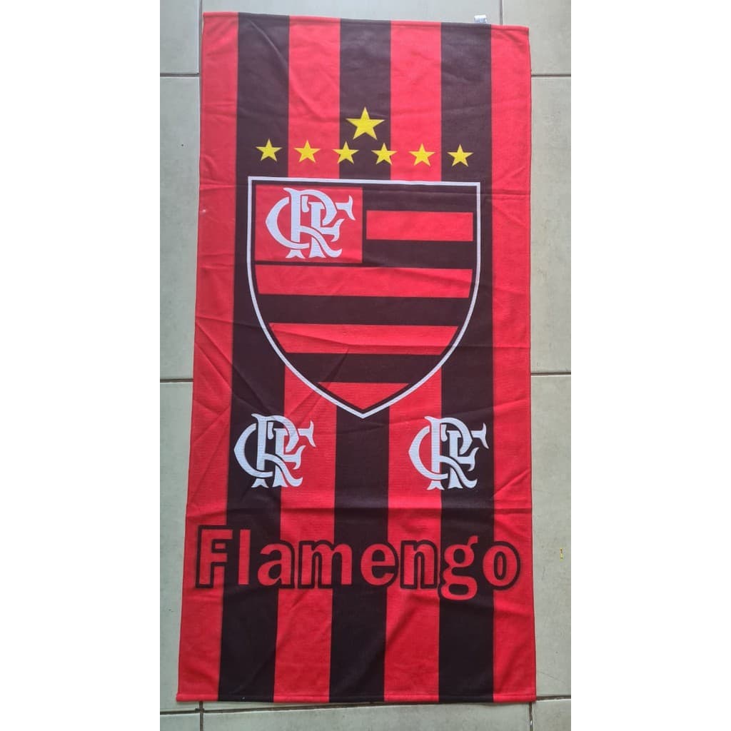Toalha De Banho Estampada Time Toalha Praia Top