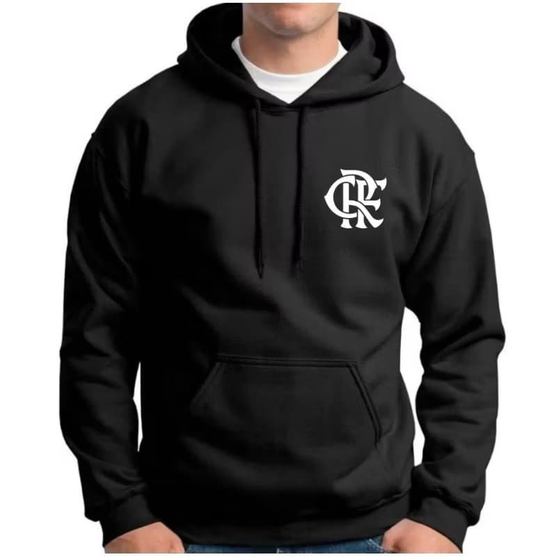Blusa de Frio Moletom Casaco Canguru Plus Size do G1 ao G4 Capuz e Bolso