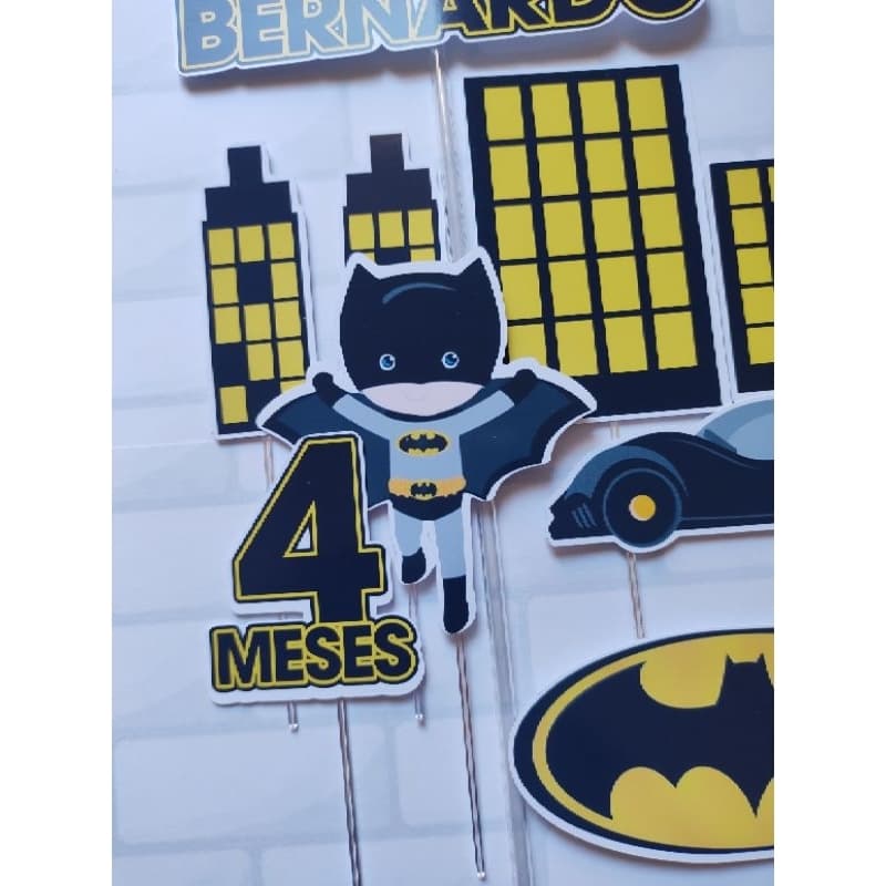 Topo de Bolo Batman Personalizado/Topo de bolo/VÁRIOS TEMAS.