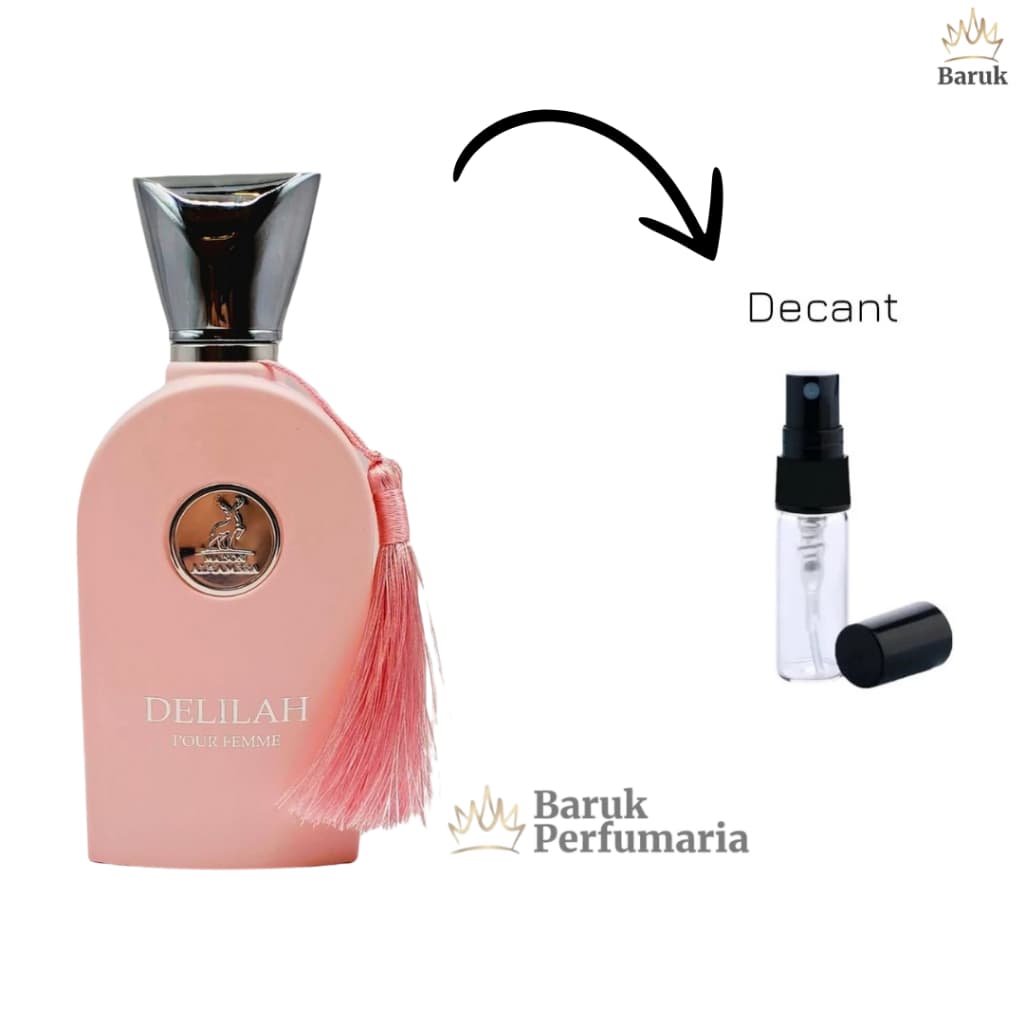 Perfume Delilah Árabe Feminino Rosas Frutado 2ml 5ml 10ml