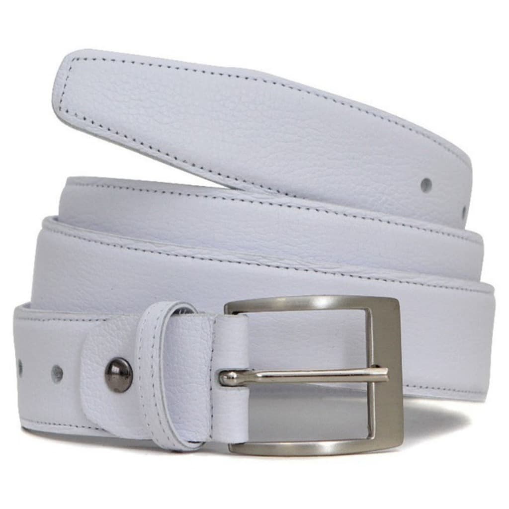 Cinto Branco Masculino Couro Ecológico Social Para Uniforme Enfermeiro promoção