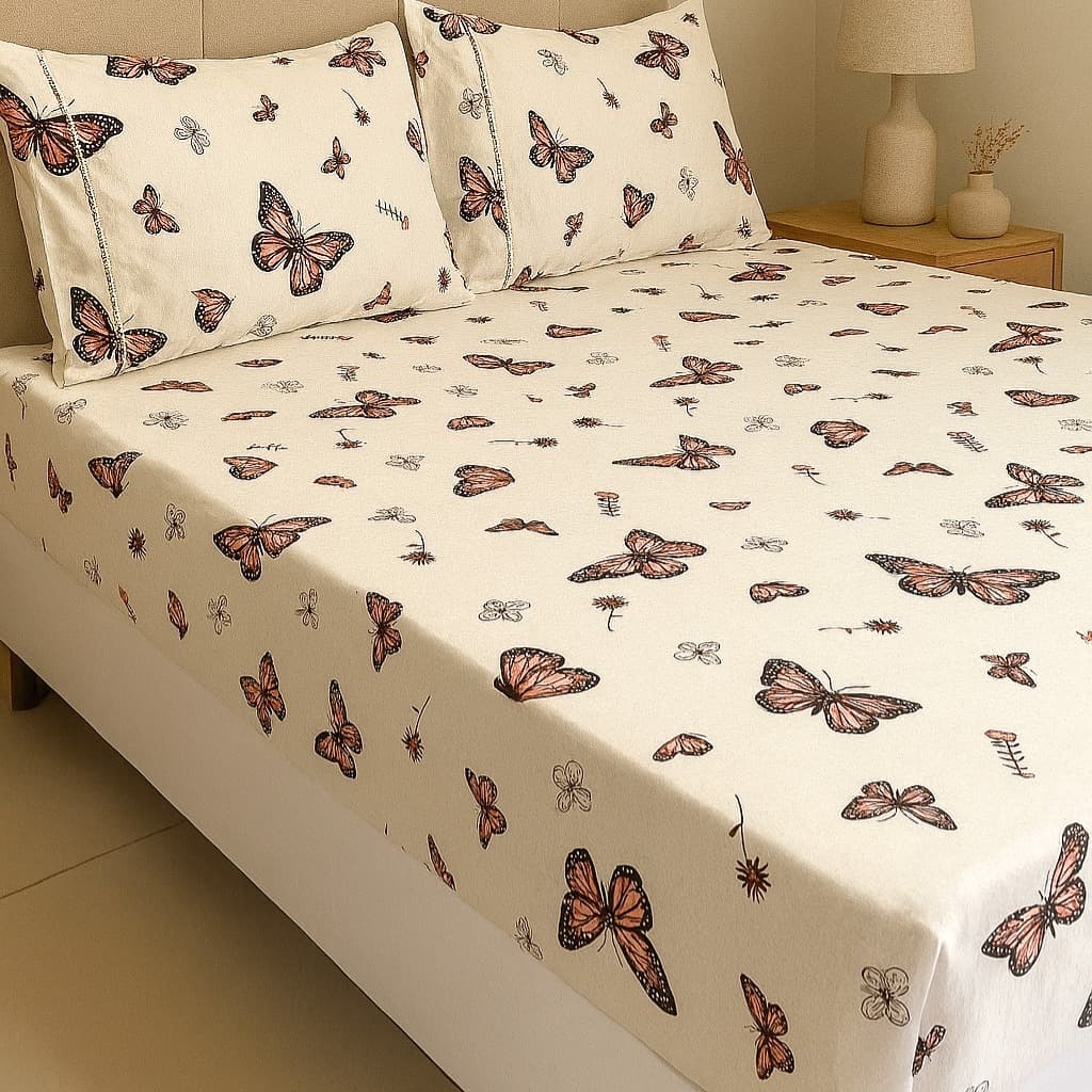 Jogo de lençol cama casal 3 peças SEM ELÁSTICO 100% algodão 180 fios, fronhas com ponto palito