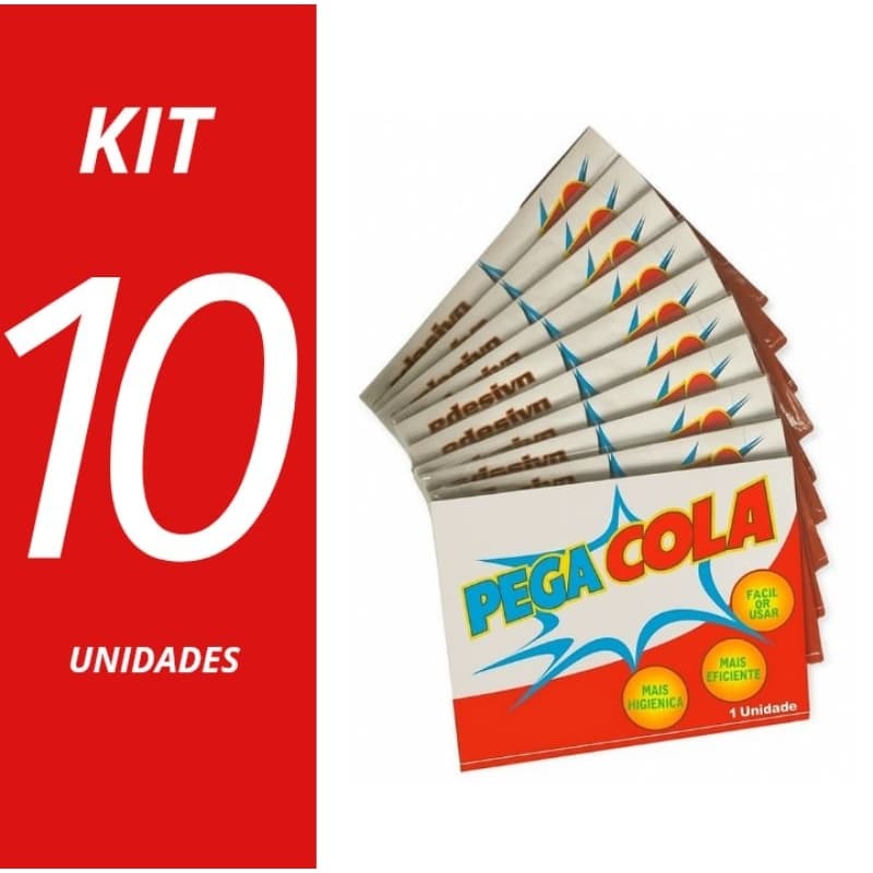 Kit 5/10 Cola Adesiva Pega Tudo Urbana