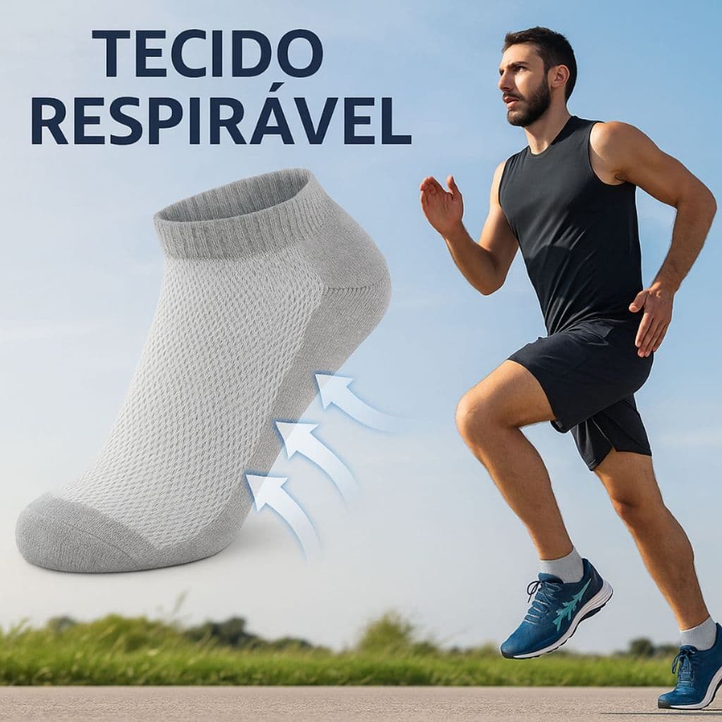 Kit 30 Pares Meia Soquete Fina Cano Curto Baixo Masculina Feminina Branca Preta Cinza