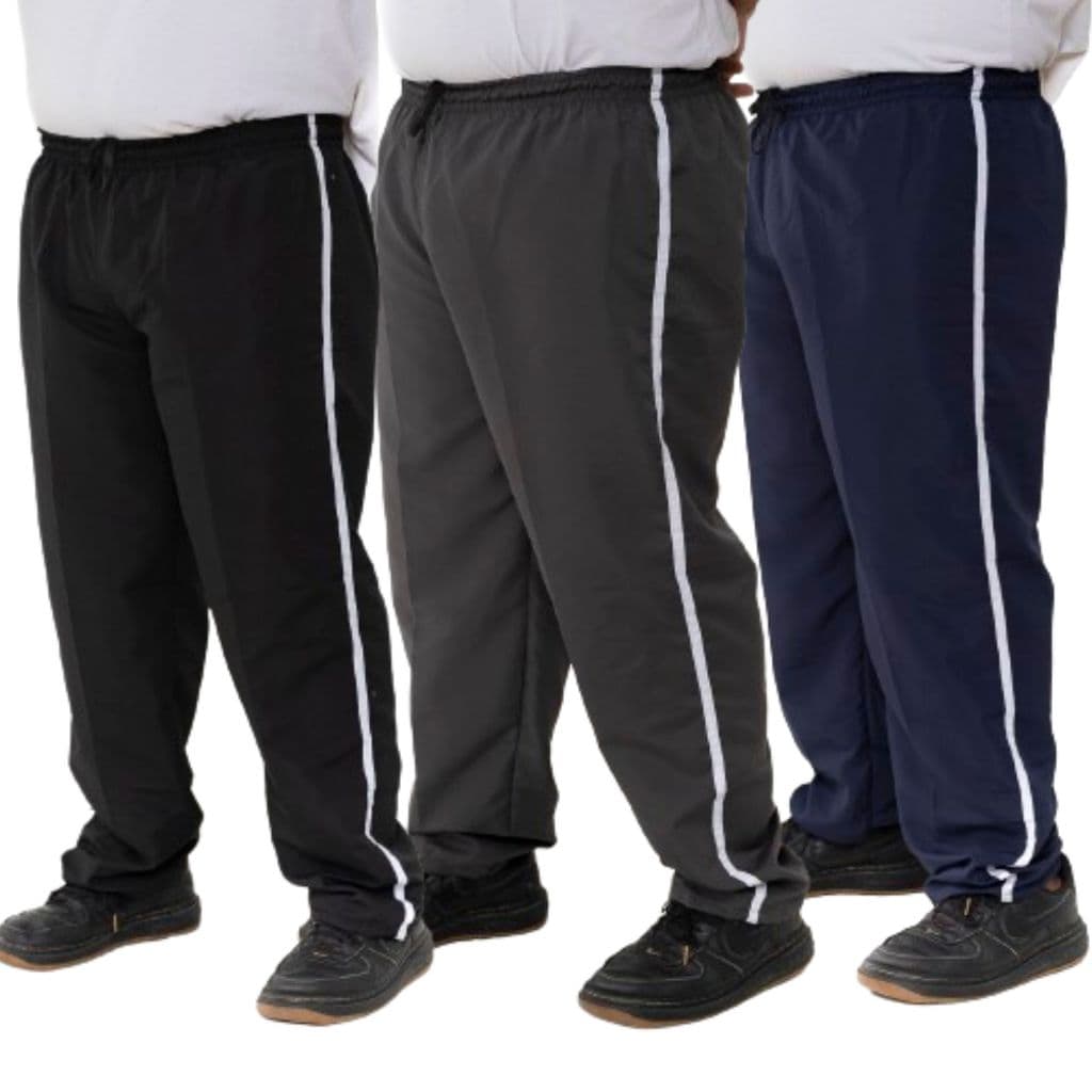 Kit 3 Calças Tactel Masculina Plus Size Tamanhos Grandes