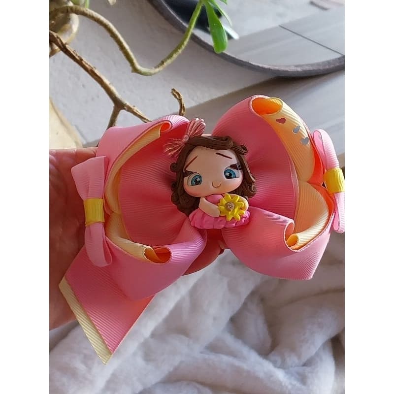 🎀 Laço Infantil Menina Fofa 13cm aprox no Bico de Pato 🎀 Acessórios infantis-Cabelo de menina.