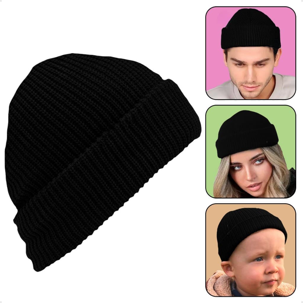 Touca Rap Docker Sailor Gorro Curto Raso Curtinha Marinheiro Varias Cores Lã Swag Rap Trap Hipster
