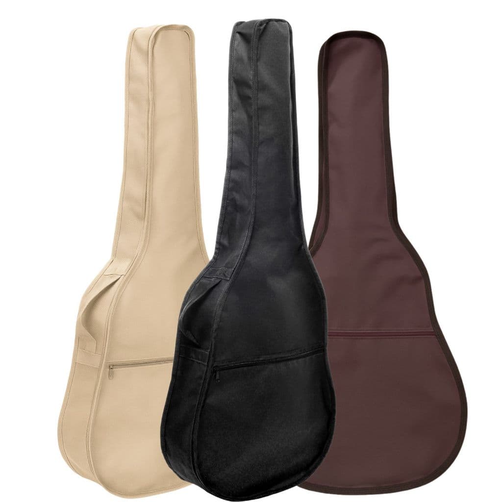 Capa bag para Violão Clássico Folk Alça Dupla Preto Marrom Bege