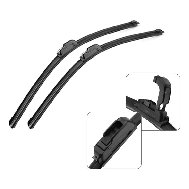 Palheta Limpador Para-brisa Encaixe Gancho Silicone Universal 19 Polegadas