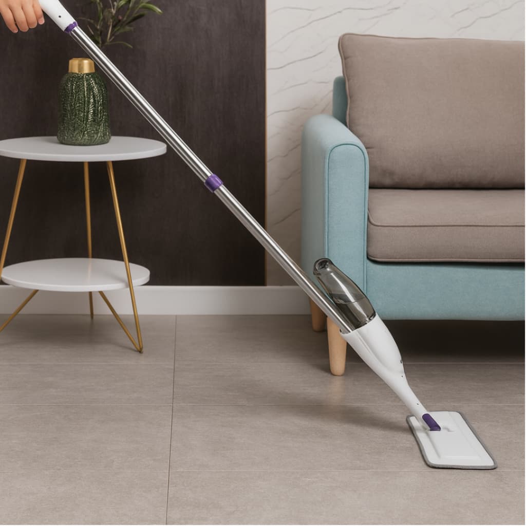 Mop Spray Esfregão Rodo Mágico Girátorio Multiuso Limpeza de Casa Rodo Com Refil Microfibra