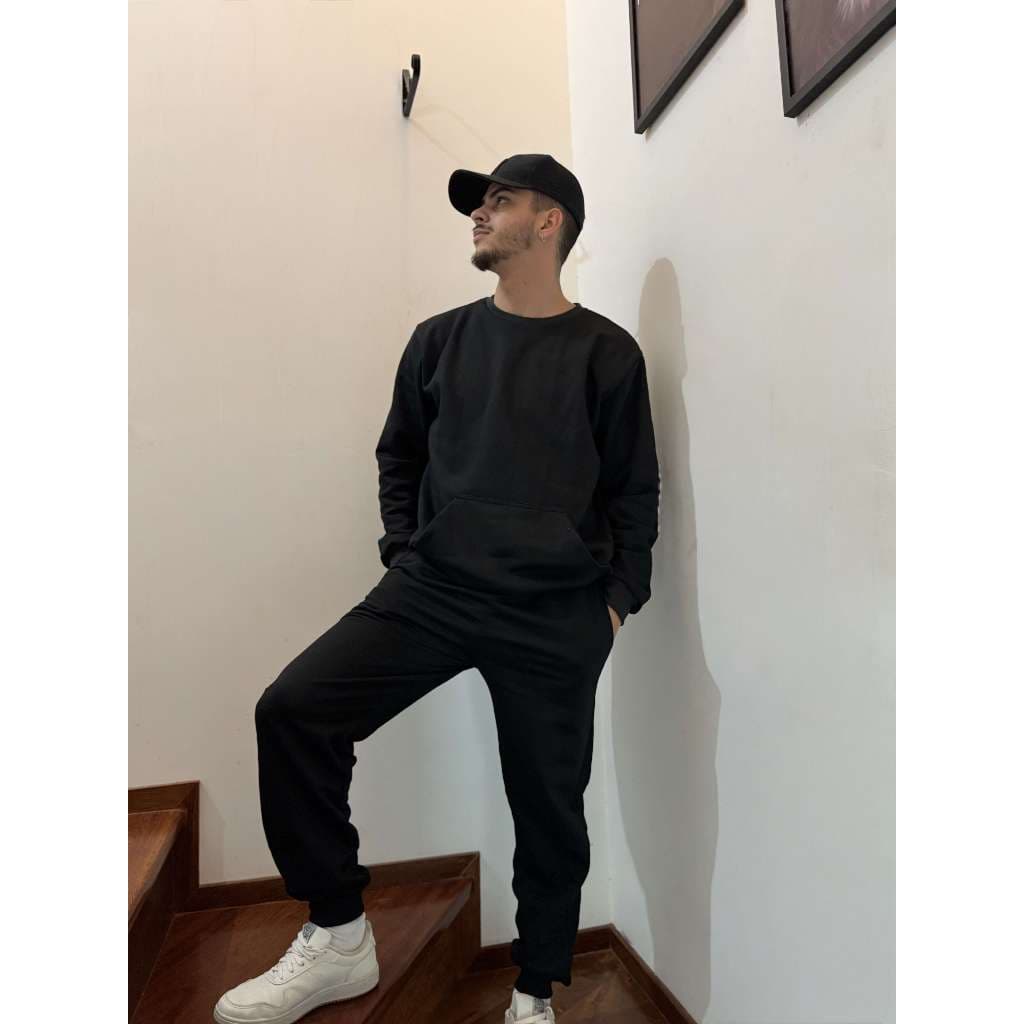 Promoção Calça Moletom Masculina Tecido Peluciado Confortável Presente Dia dos Pais