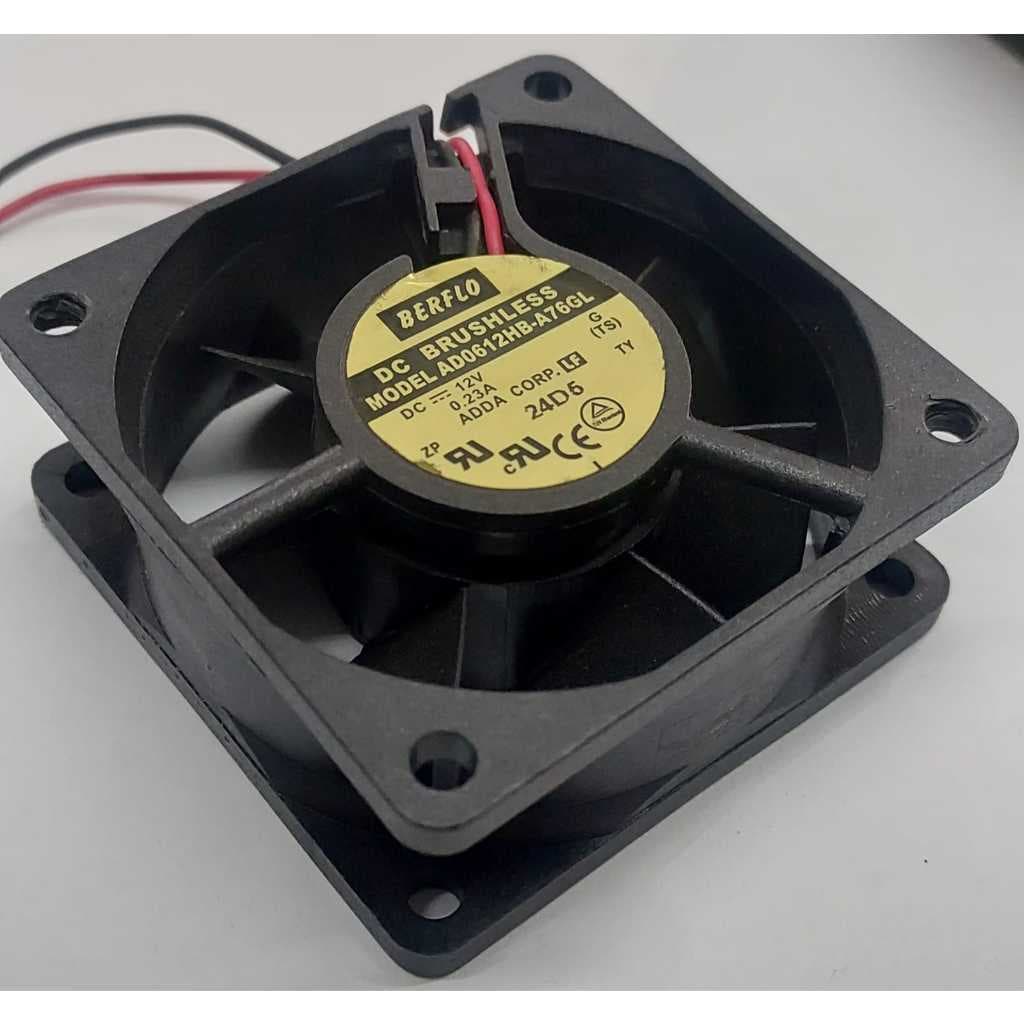 Micro Ventilador ADDA 12v 0,23a 60x60x25mm Modelo AD0612HB 2 fios