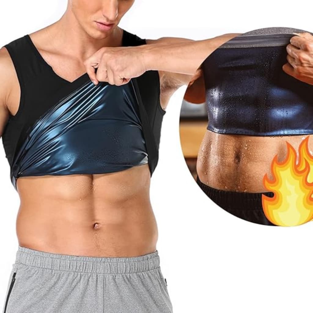 Cinta Modeladora Masculina Camisa Slim Fit Alta Compressão Regata Termica Masculina Suor Barriga Cinta Redutor Medidas