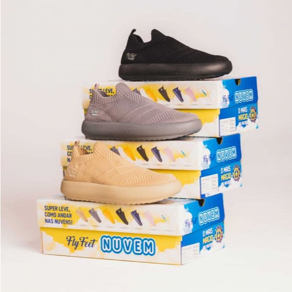 Tênis Ortho Pauher Flyfeet Nuvem Knit