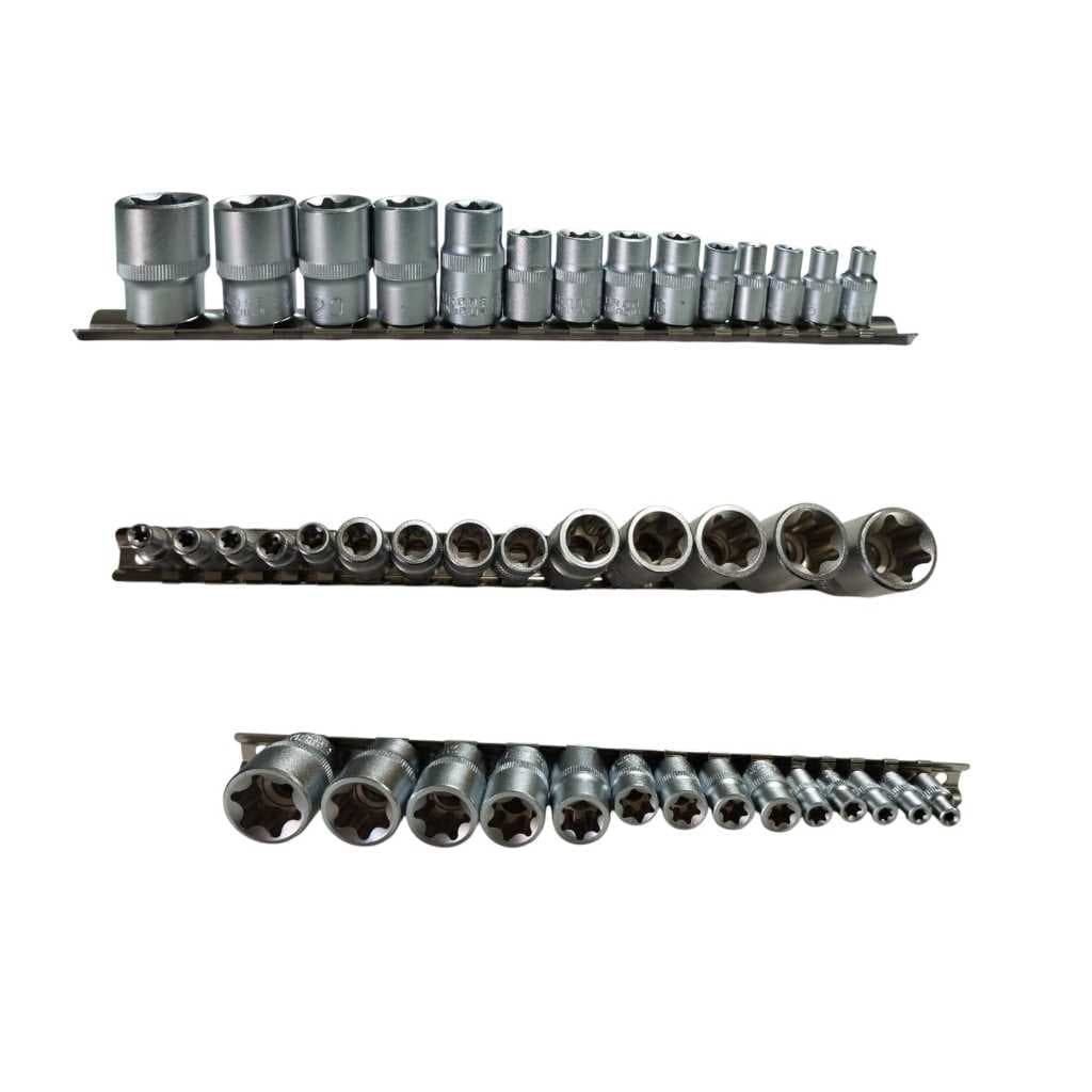 jogo de Soquete Tork Femea 3/8" e 1/2" 14 Peças