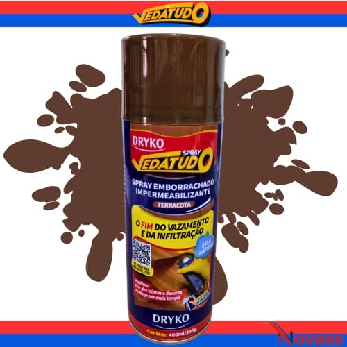Impermeabilizante Spray Terracota Vedatudo 400 ml Dryko