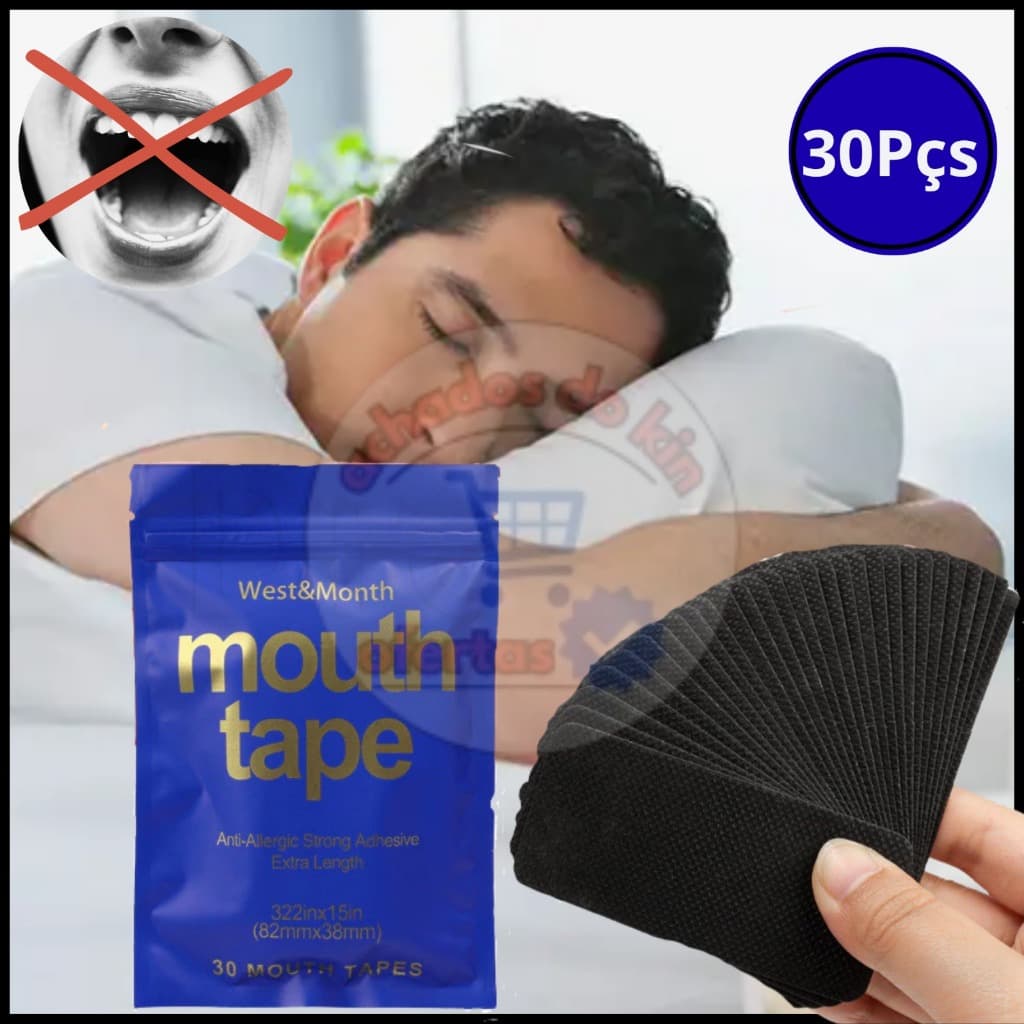 ANTI RONCO PARA NARIZ BOCA APARELHO PARA RONCO E APNEIA TAPING FACIAL MOUTH TAPE ENVIO IMEDIATO PARA TODO BRASIL