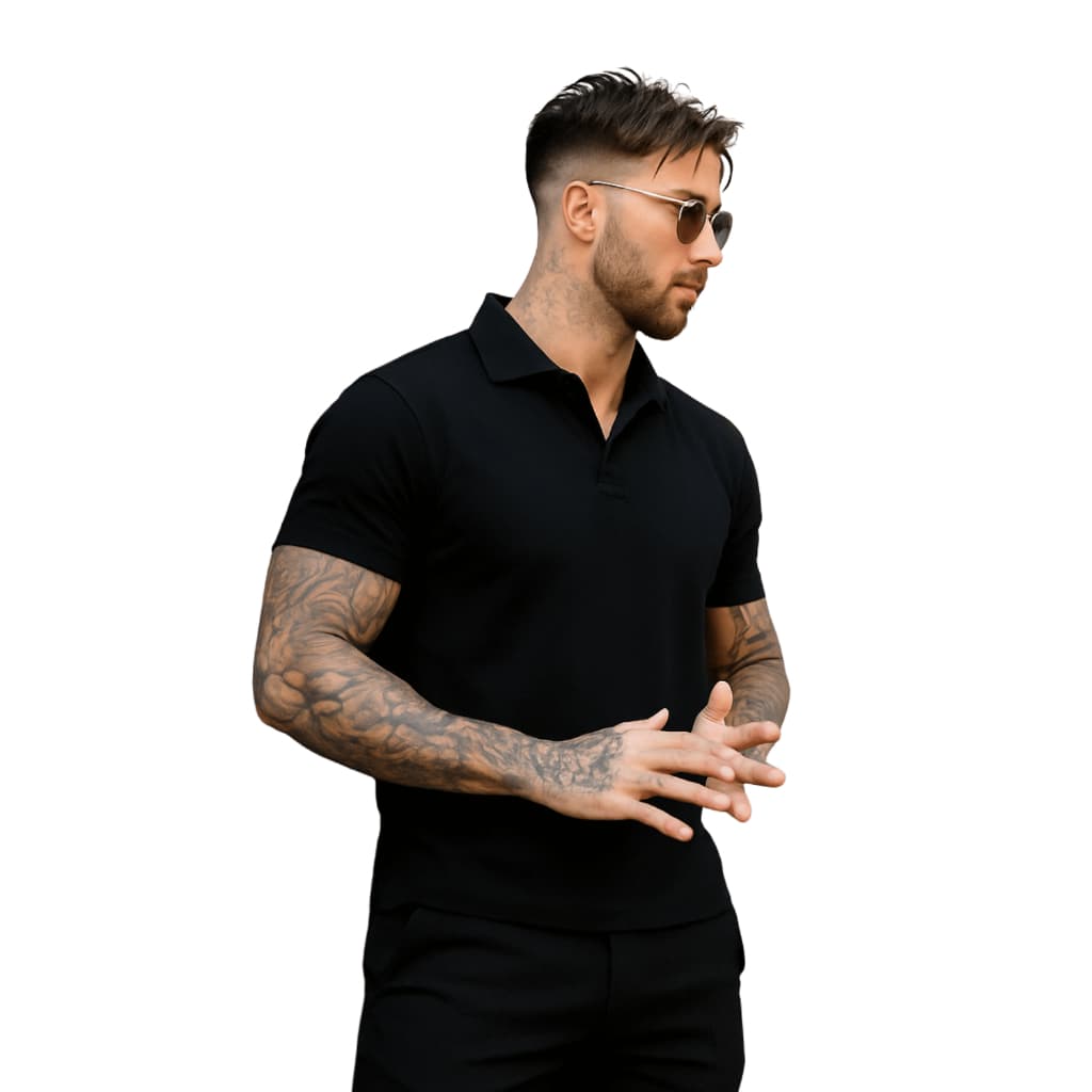 Camisa Masculina Gola Polo Malha Piquet Camisa Polo Masculina Com Algodão Camiseta Polo Premium